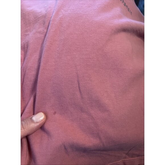Life is Good rose pink Rapid Transit long slv relaxed tshirt S whimsical CUTE - Picture 9 of 9